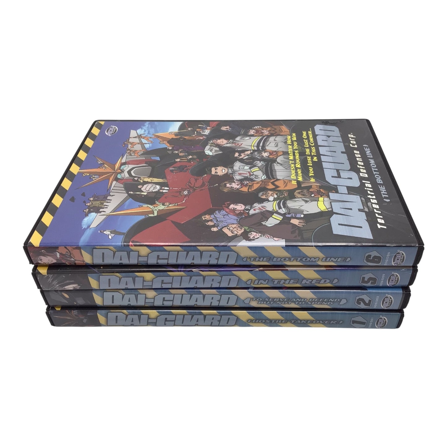 Dai-Guard: Terrestrial Defense Corp. DVD Collection Volumes 1, 2, 5 & 6 – ADV Films