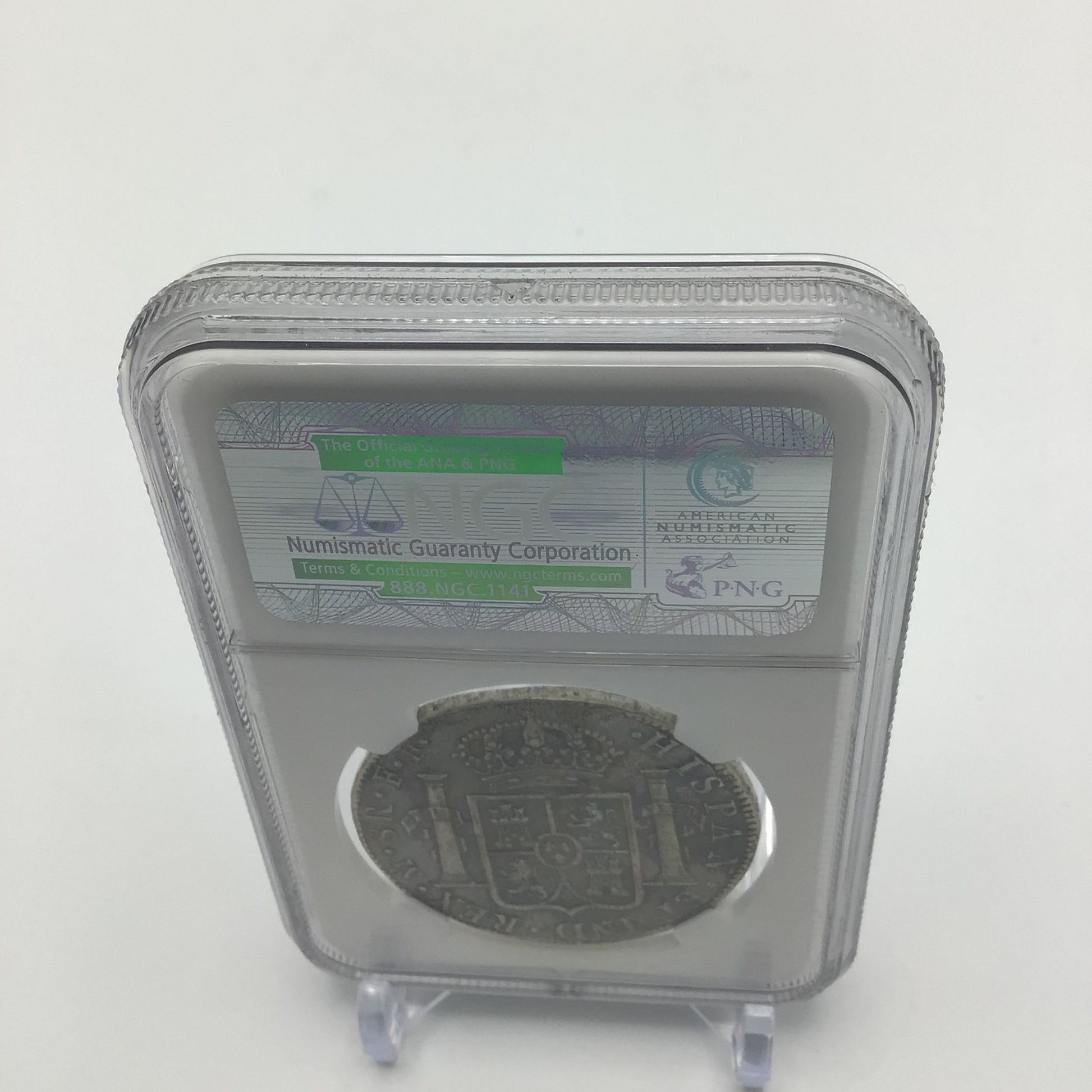 1783 MO FF Mexico 8R El Cazador Coin Genuine