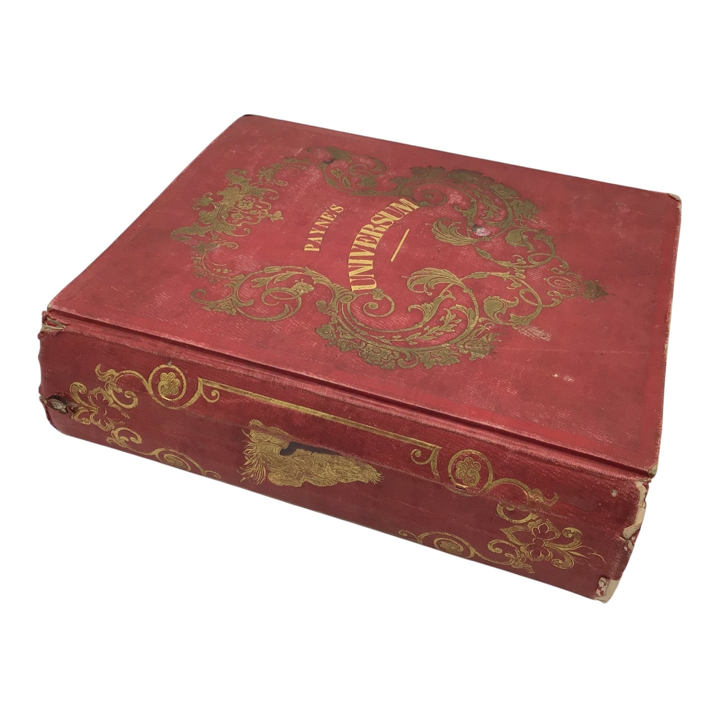 1850 Payne’s Universum Und Buch Der Kunst - Volume I | Illustrated “Pictorial World” w/ Steel Engravings
