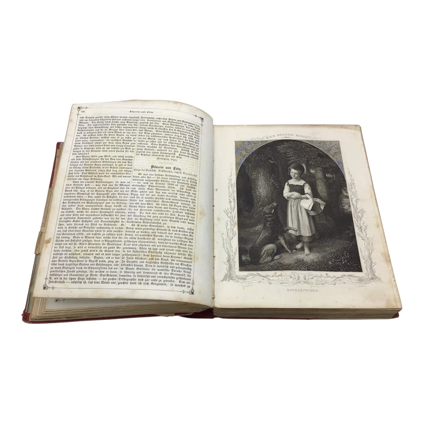 1850 Payne’s Universum Und Buch Der Kunst - Volume I | Illustrated “Pictorial World” w/ Steel Engravings