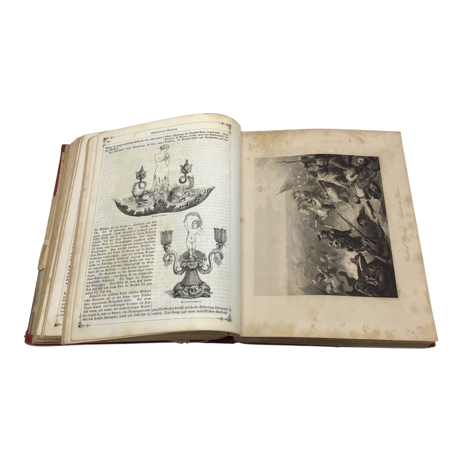1850 Payne’s Universum Und Buch Der Kunst - Volume I | Illustrated “Pictorial World” w/ Steel Engravings