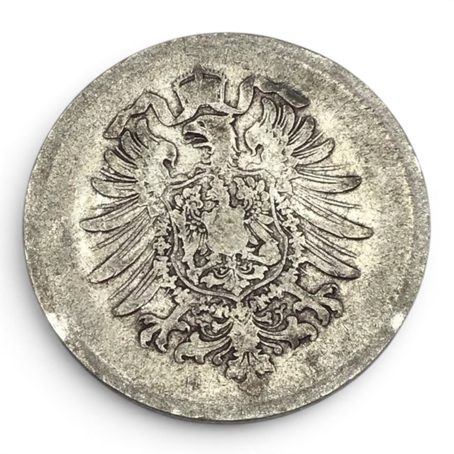 1875 F Germany Empire 1 Mark Coin - Stuttgart Mint