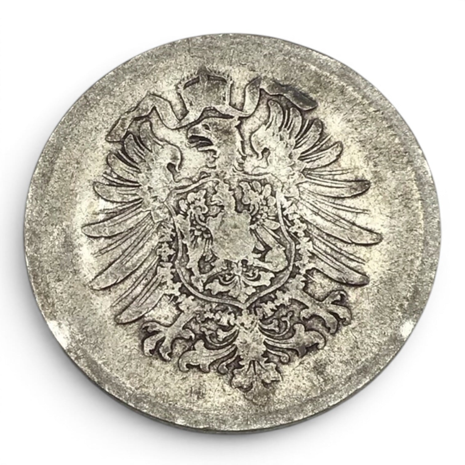 1875 F Germany Empire 1 Mark Coin - Stuttgart Mint