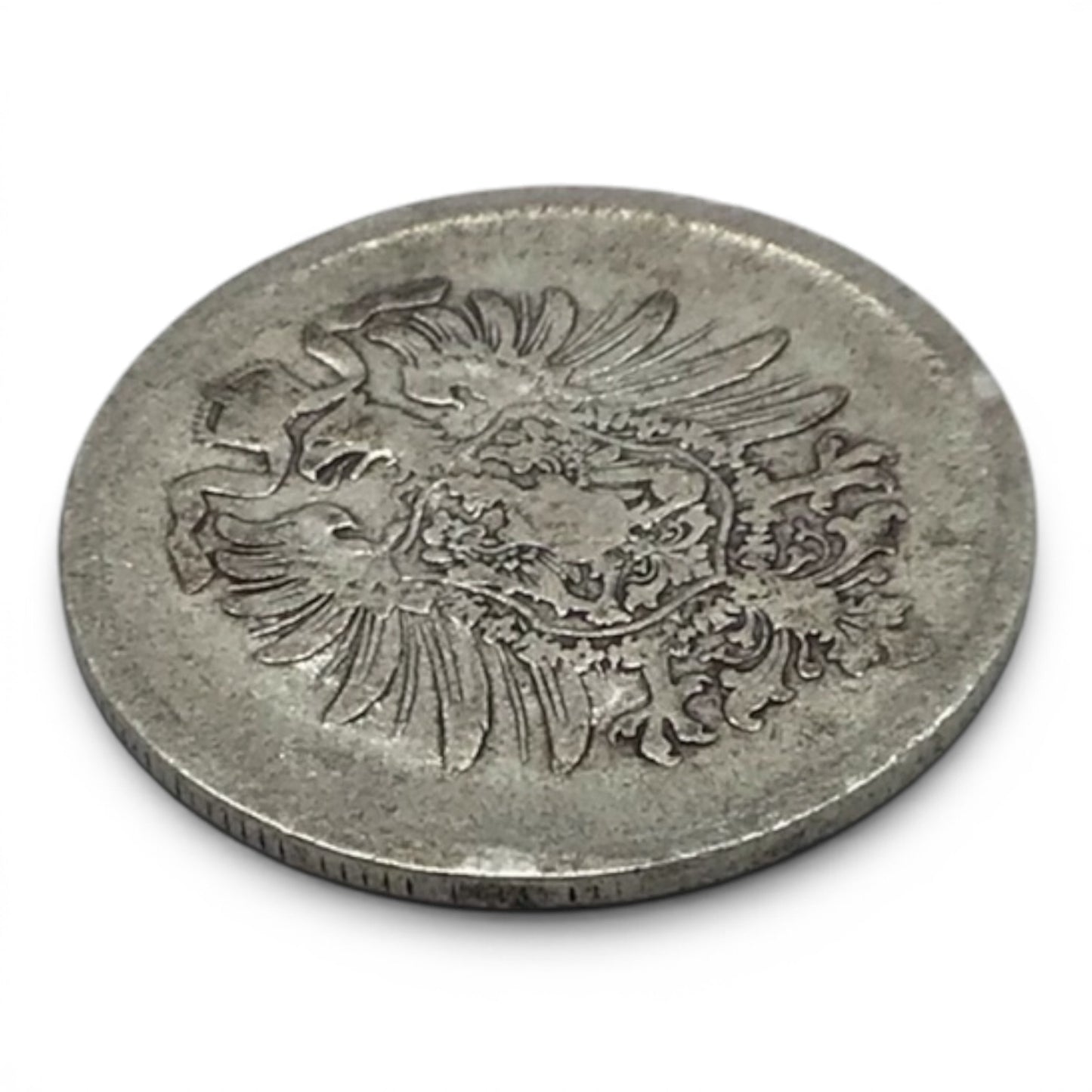 1875 F Germany Empire 1 Mark Coin - Stuttgart Mint