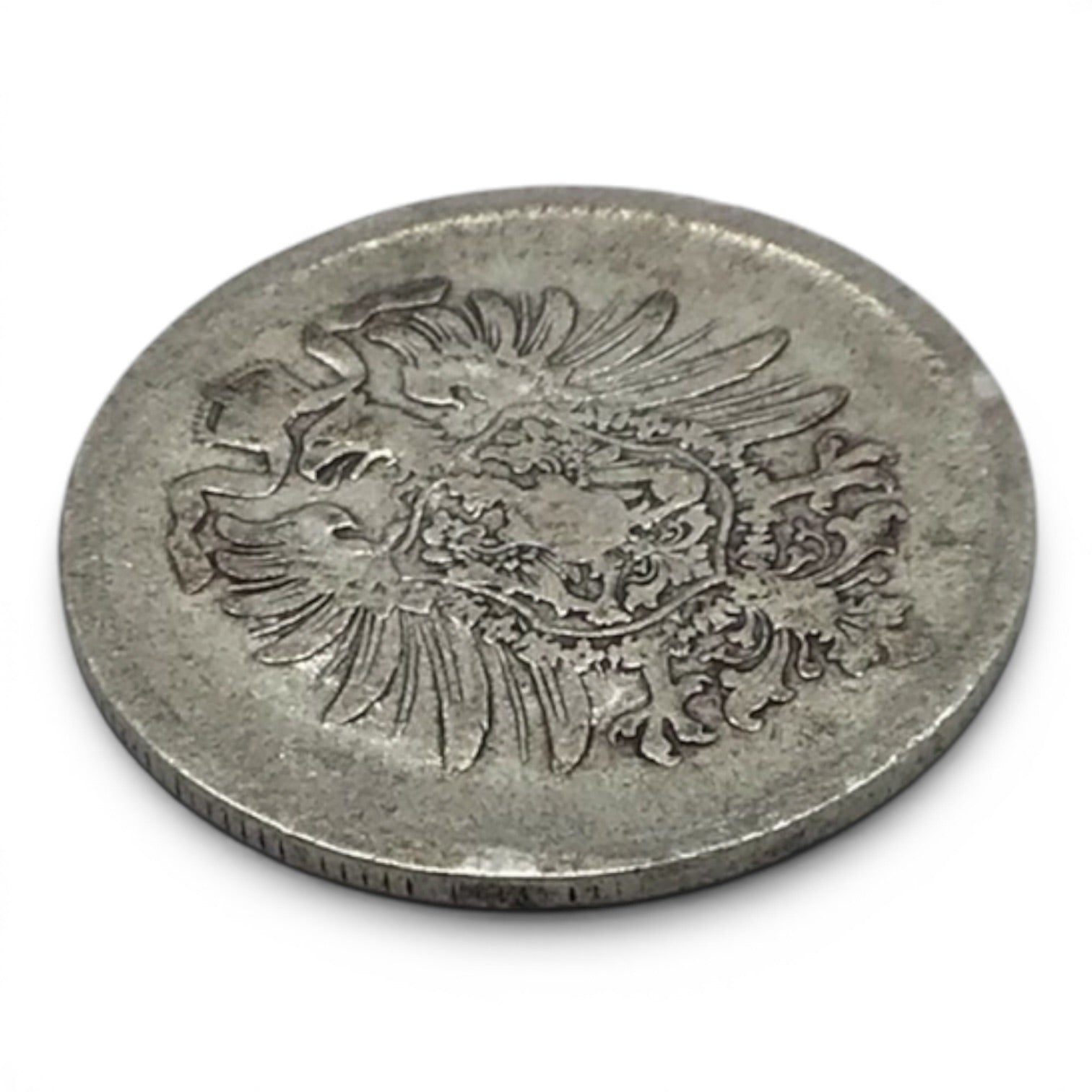 1875 F Germany Empire 1 Mark Coin - Stuttgart Mint