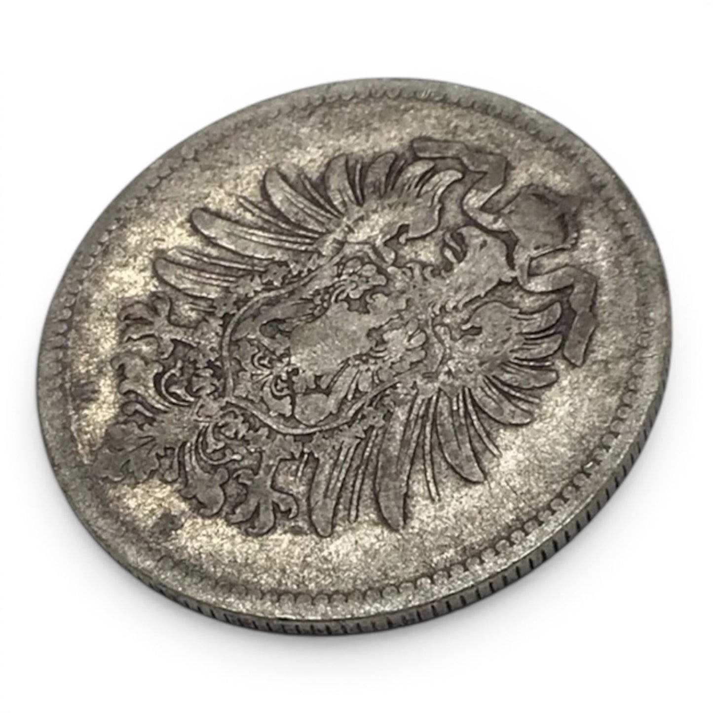 1875 German Empire 1 Mark Silver Coin – B (Hanover Mint)