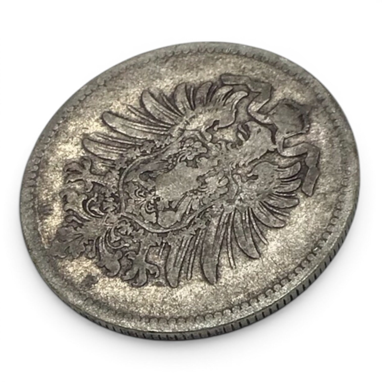 1875 German Empire 1 Mark Silver Coin – B (Hanover Mint)