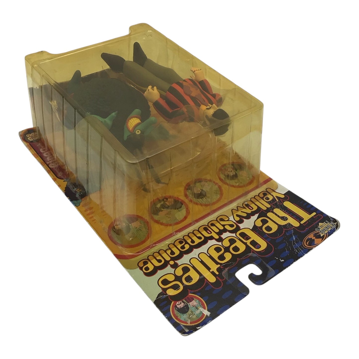 The Beatles Yellow Submarine Ring w/ Blue Meanie Figure (1999)