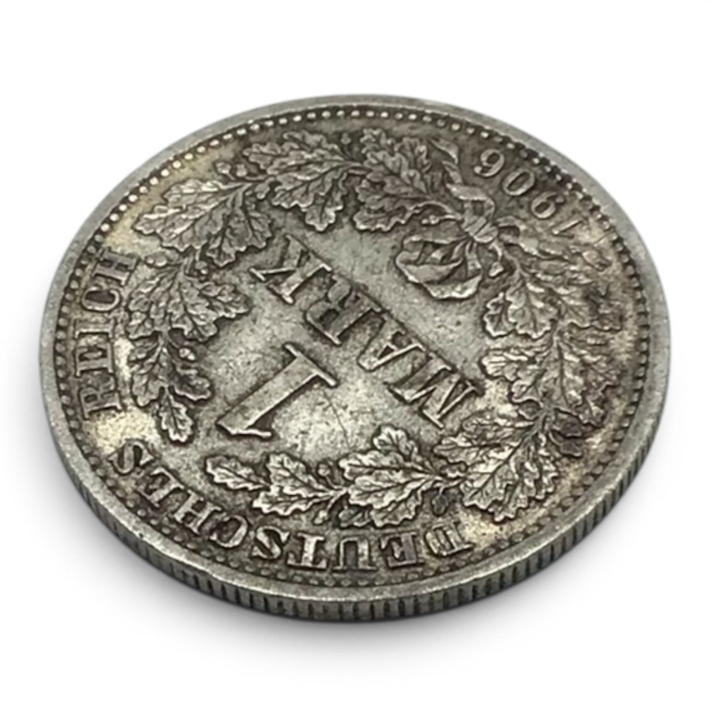 1906 D Germany Empire 1 Mark Coin - Munich Mint