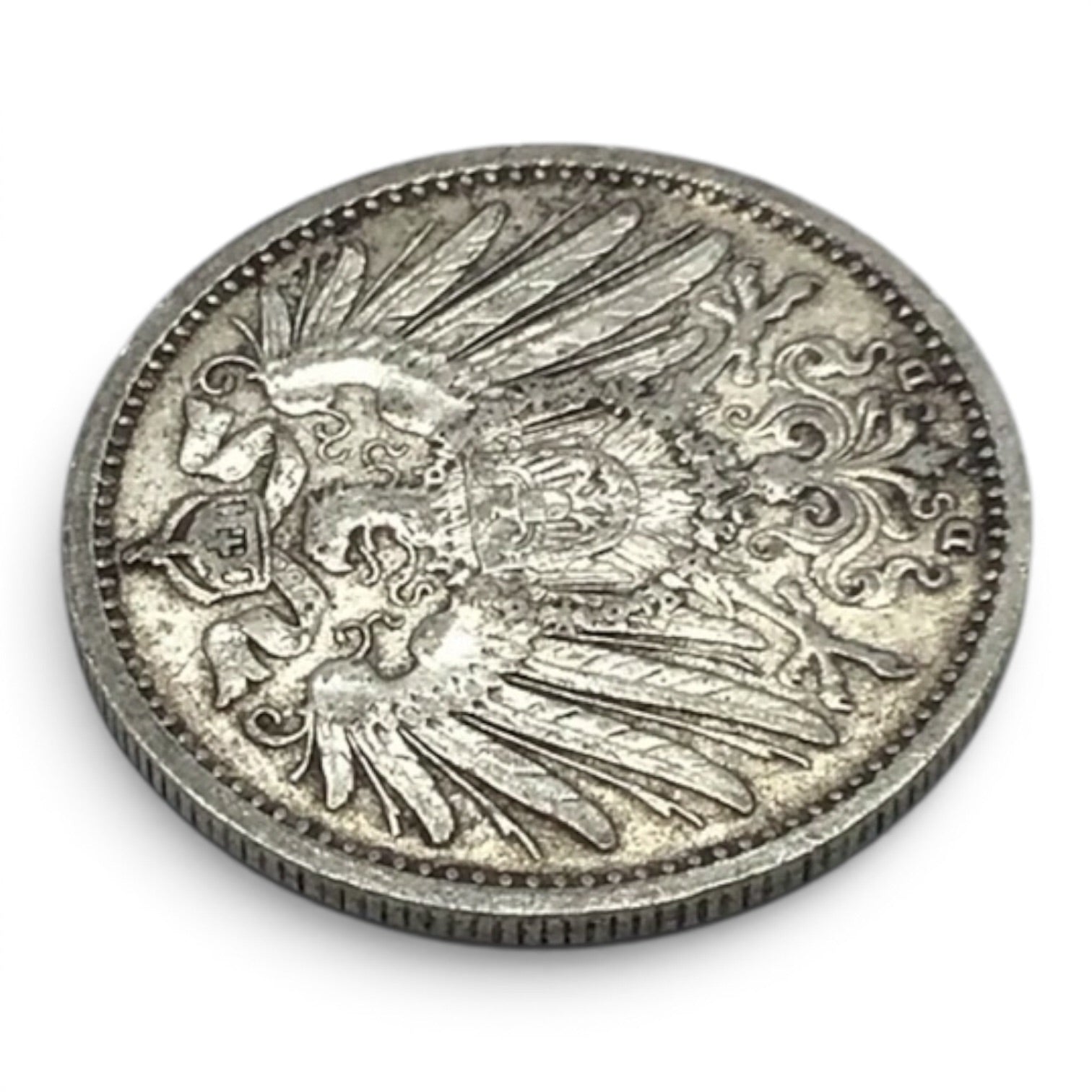 1906 D Germany Empire 1 Mark Coin - Munich Mint