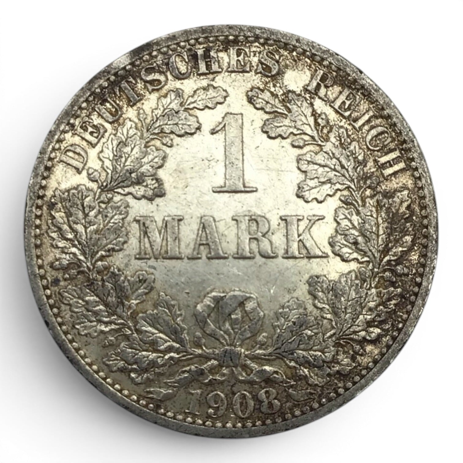 1908 A Germany Empire 1 Mark Coin - Berlin Mint