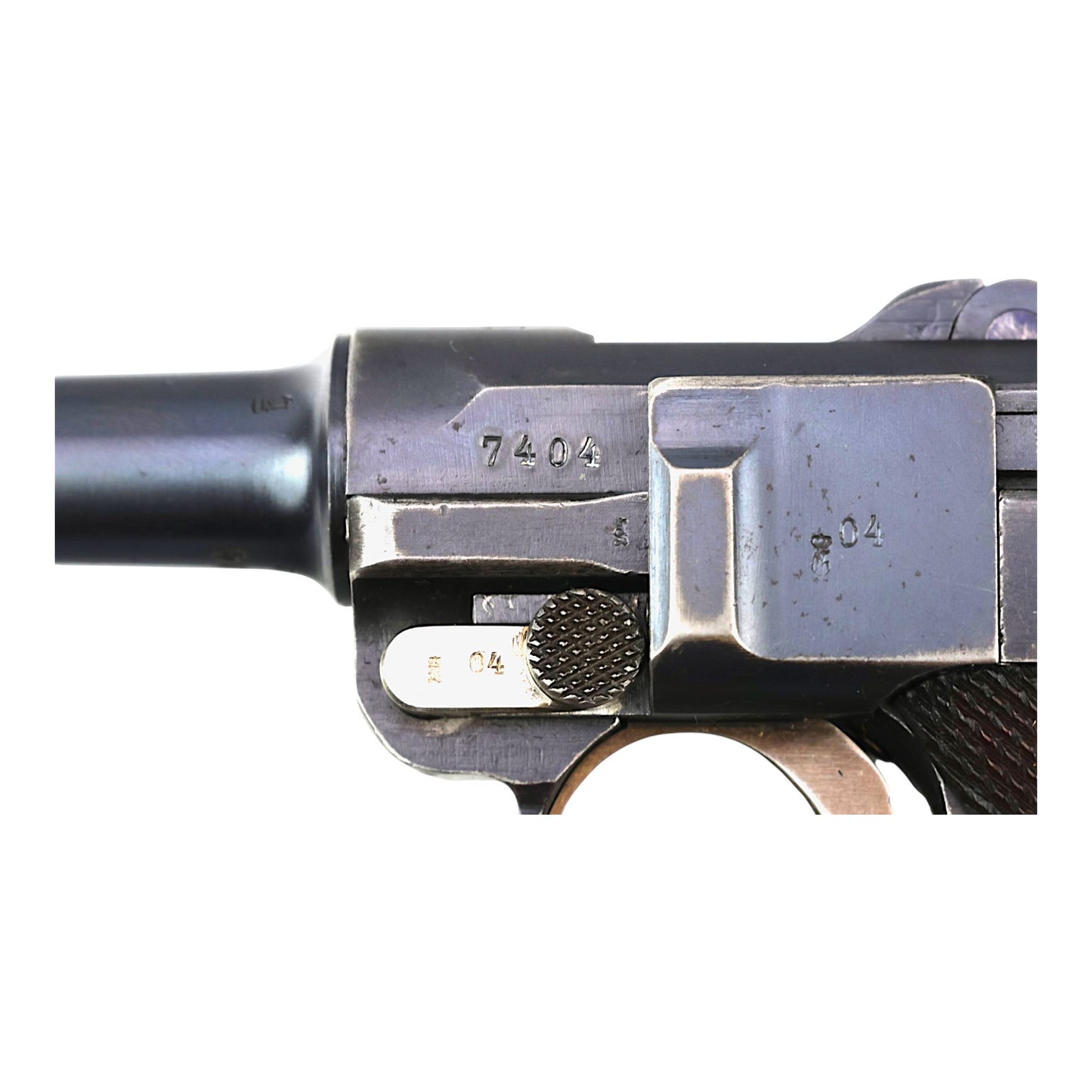 1913 Erfurt P08 Luger Pistol | Matching Magazine & Firing Pin | WWI German Military