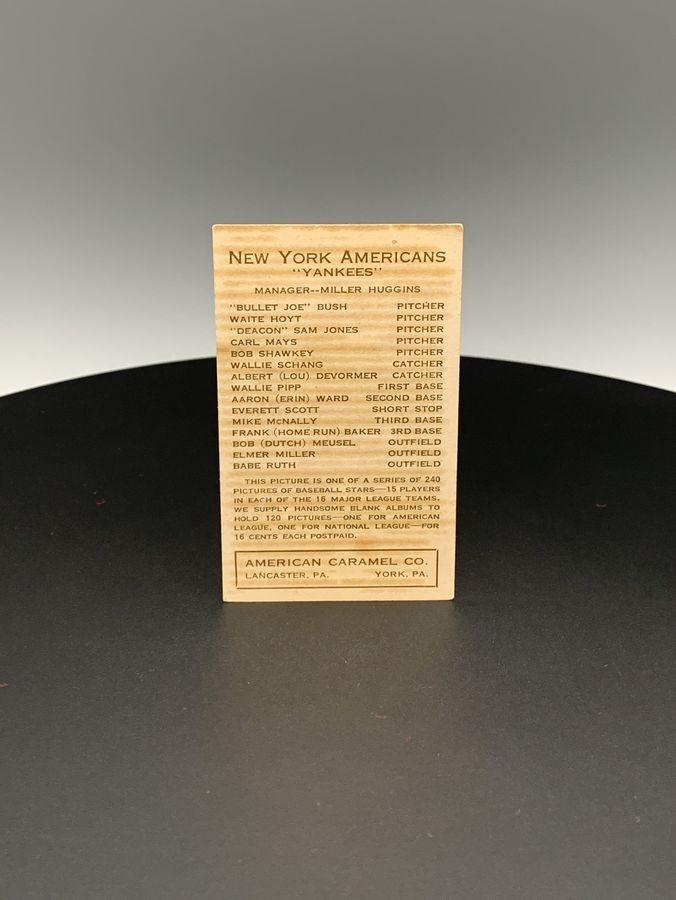 1922 E120 American Caramel Series of 240 #69 Elmer Miller Baseball Card