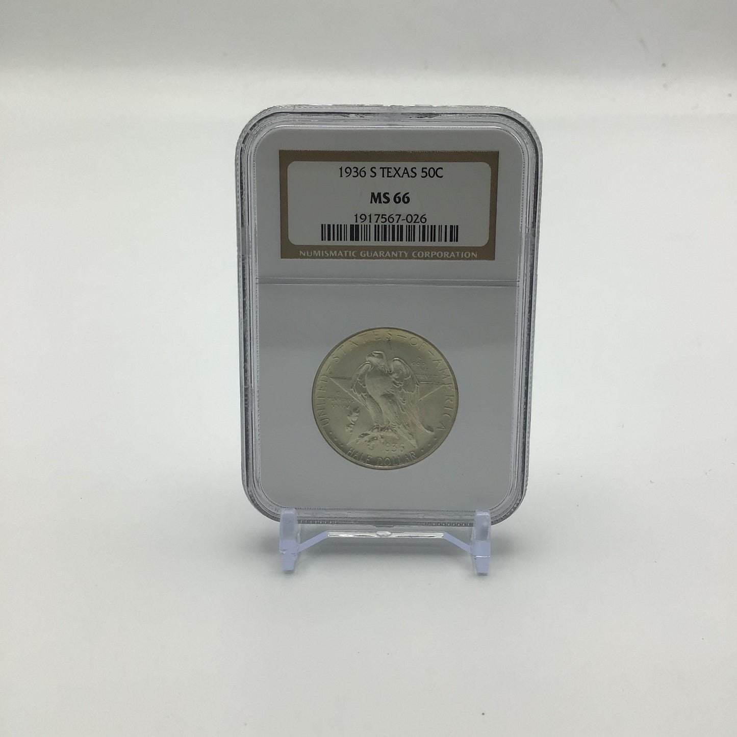 1936 Texas Half-Dollar Coins NGC MS 66 Set of 3