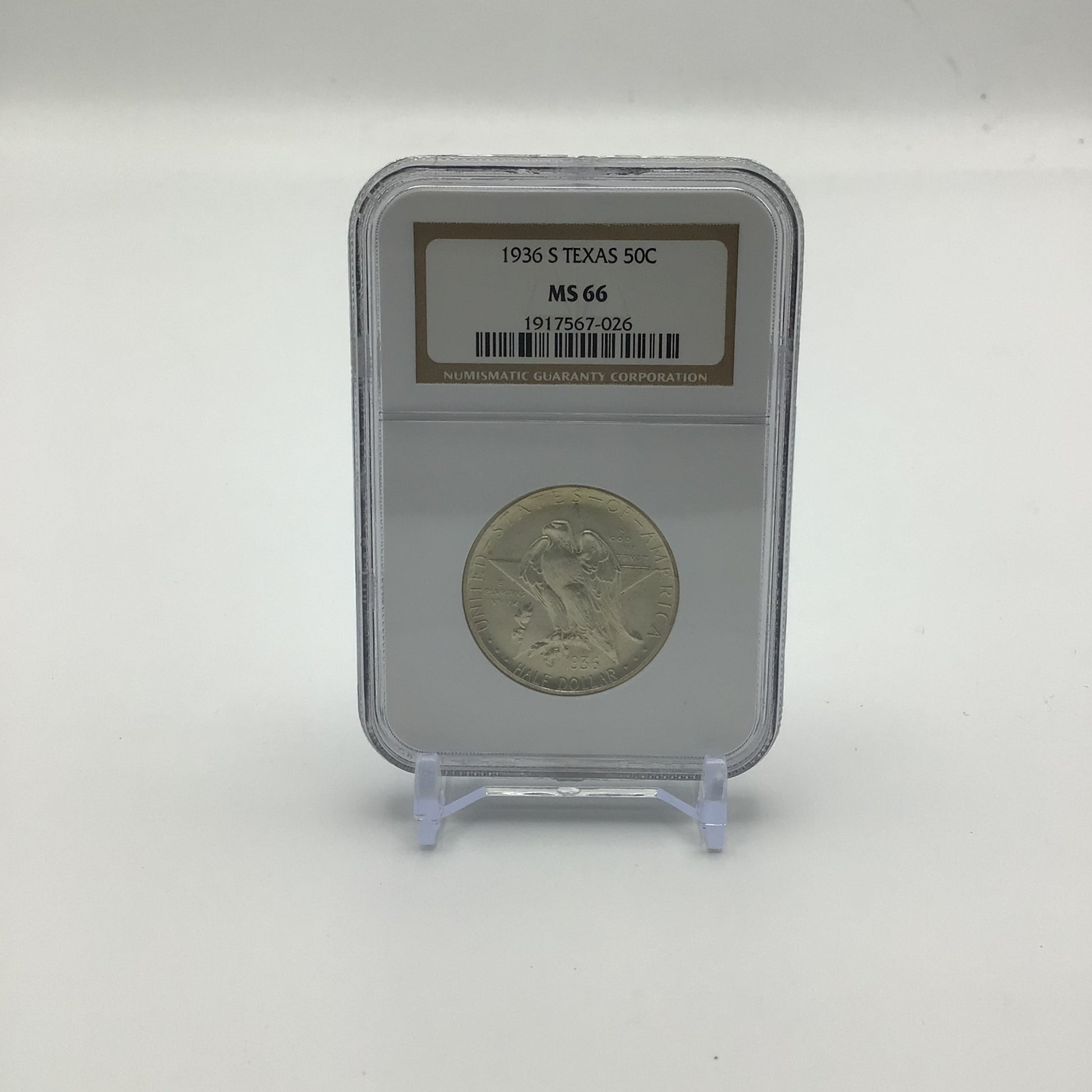 1936 Texas Half-Dollar Coins NGC MS 66 Set of 3