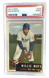 1953 Topps - High # #244 Willie Mays PSA 2 GOOD