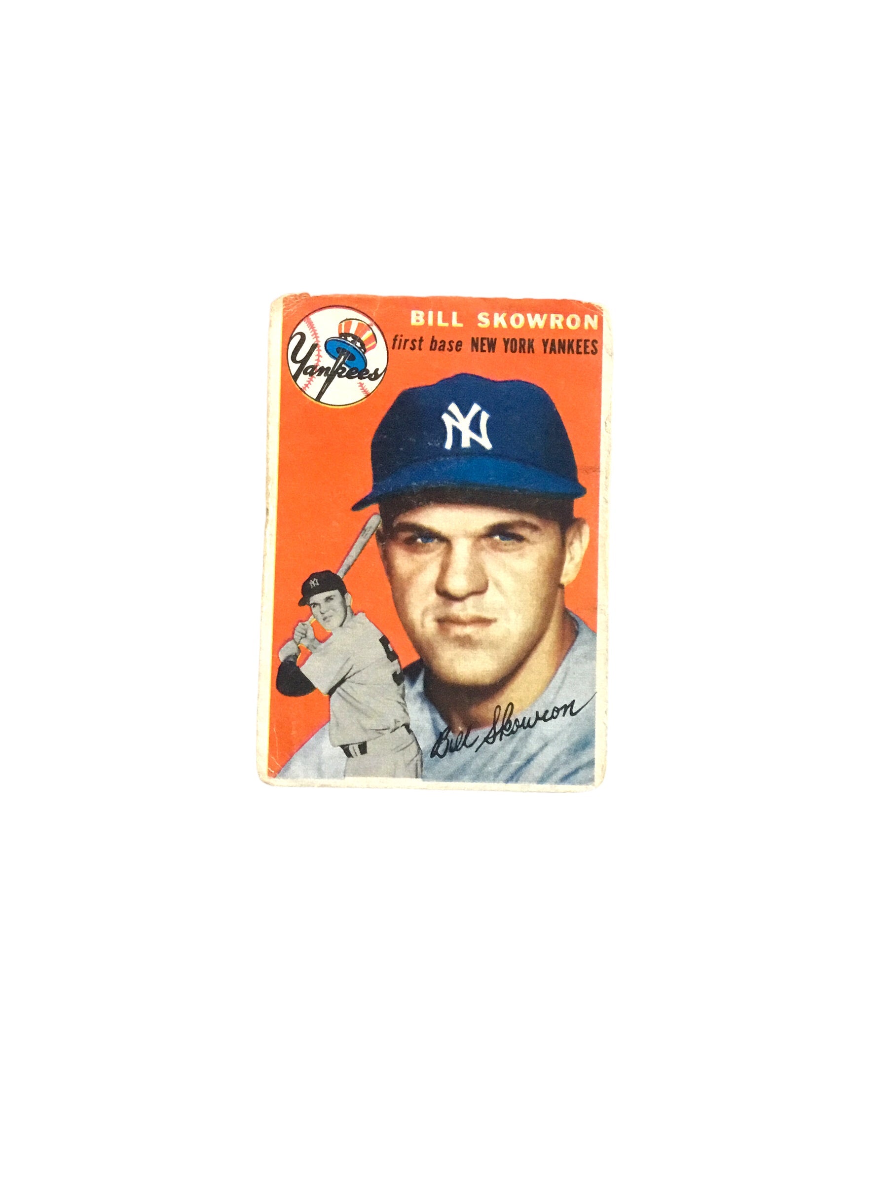 1954 Topps #239 Bill Skowron RC Baseball Card