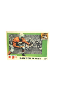 1955 Topps All American - #77 Bowden Wyatt (RC