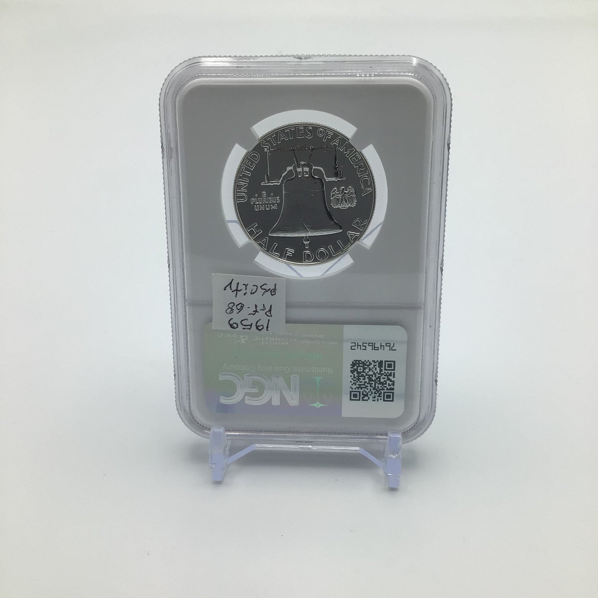 1959 Benjamin Franklin Half-Dollar PF 68