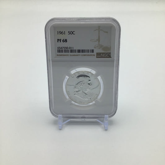 1961 PF 68 Ben Franklin Half-Dollar