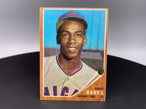1962 Topps #25 Ernie Banks Vintage Baseball Card