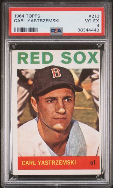 1964 Topps Carl Yastrzemski #210 PSA 4