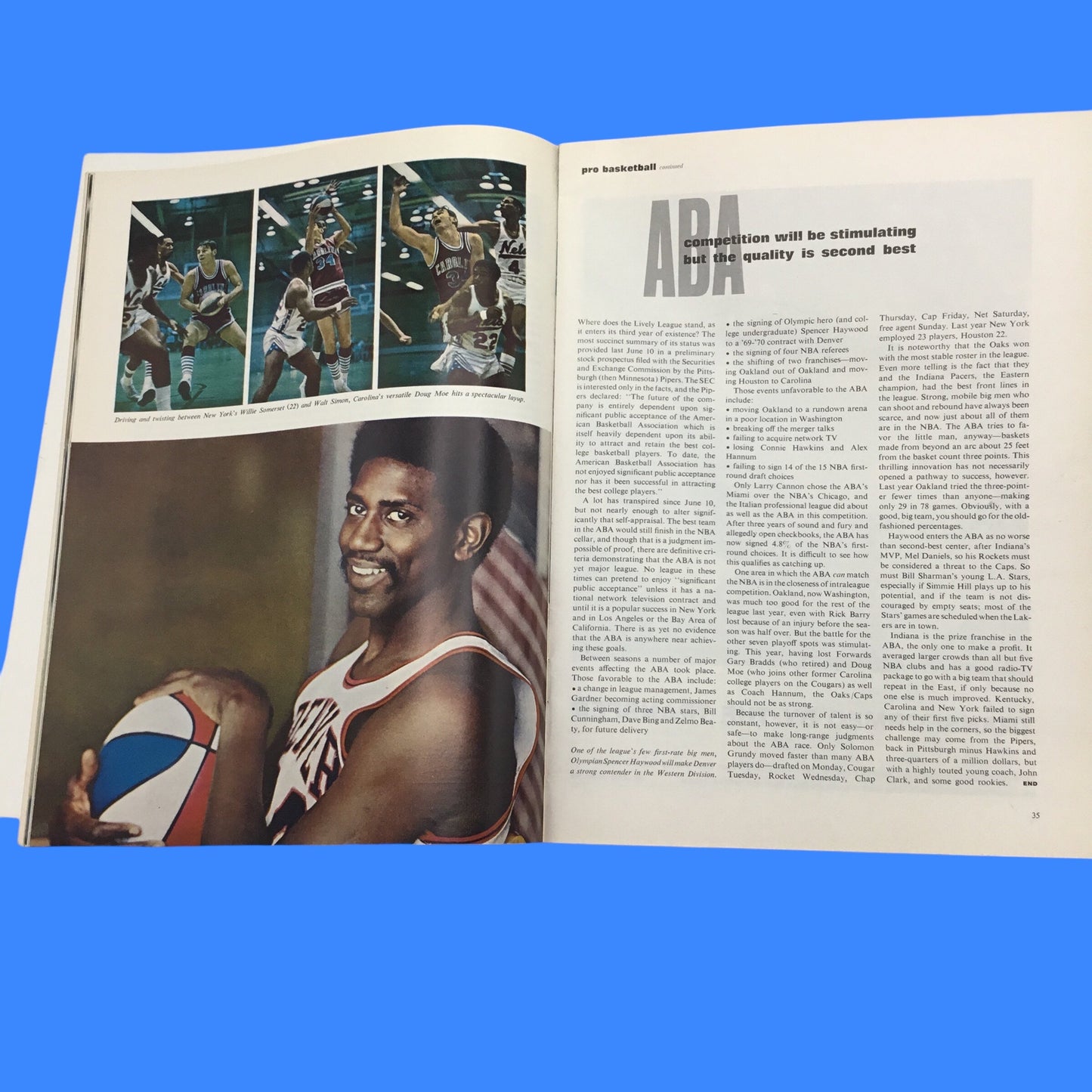 1969 OCTOBER 27 SPORTS ILLUSTRATED MAGAZINE MY STORY BY LEW ALCINDOR