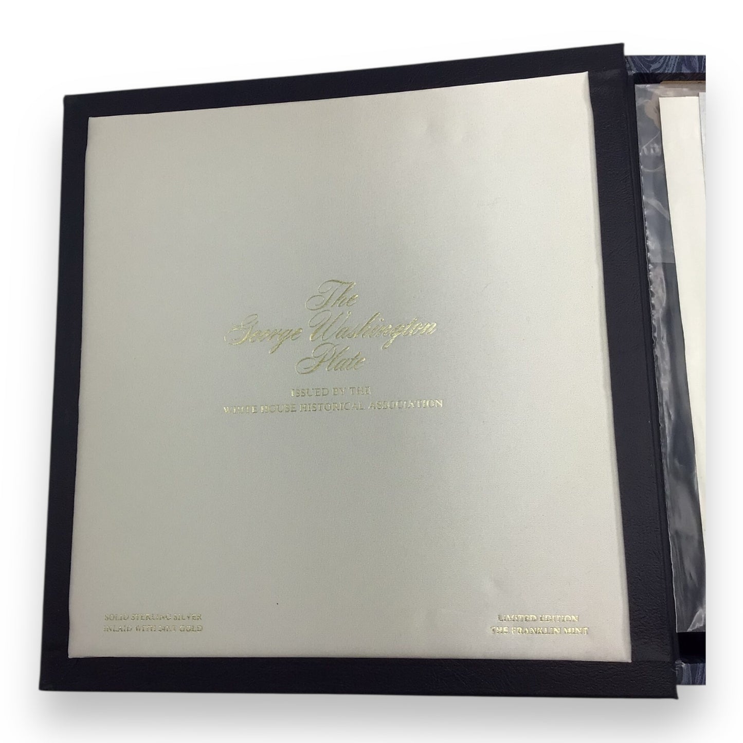 1972 Franklin Mint Sterling Silver George Washington Commemorative Plate | 8" Diameter