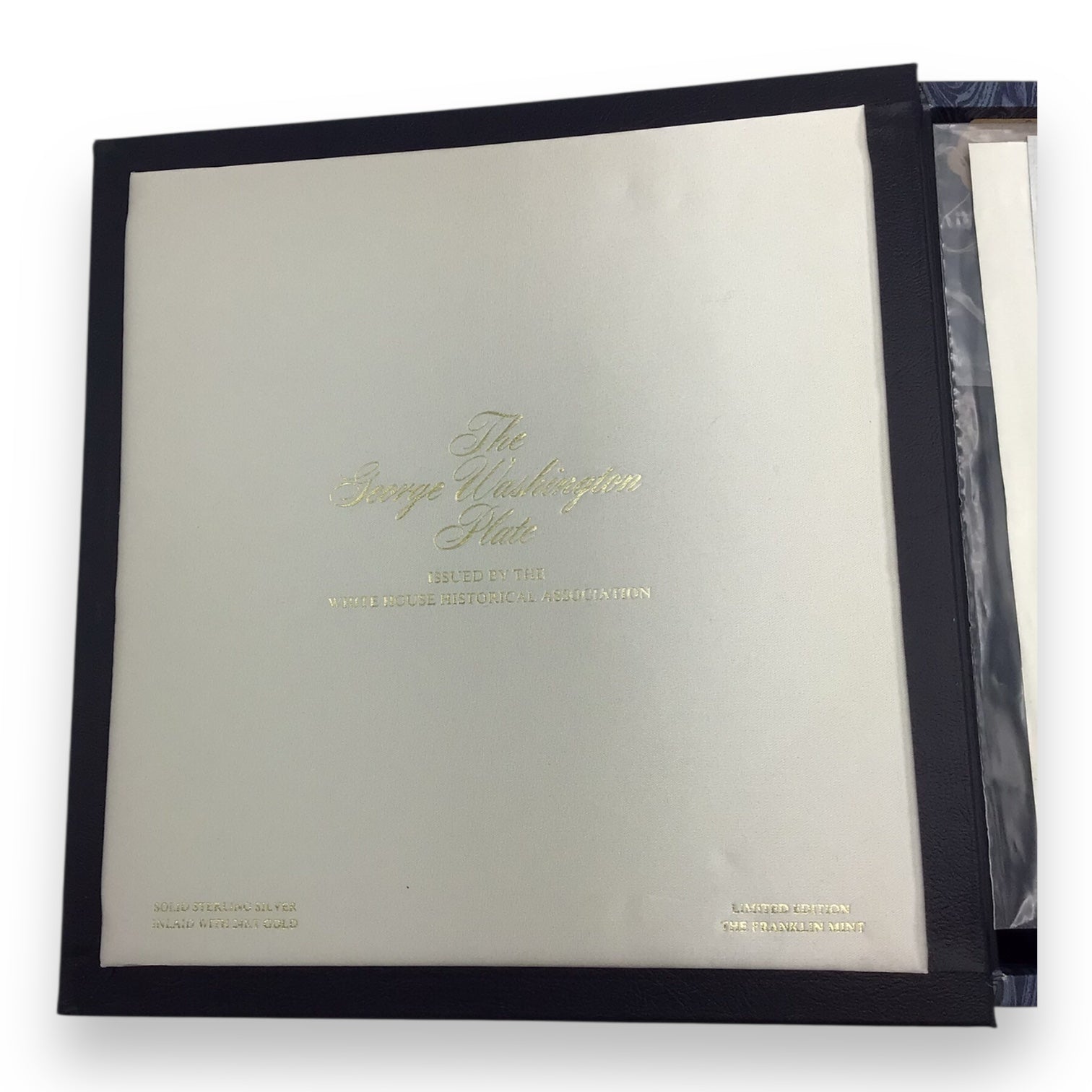 1972 Franklin Mint Sterling Silver George Washington Commemorative Plate | 8" Diameter