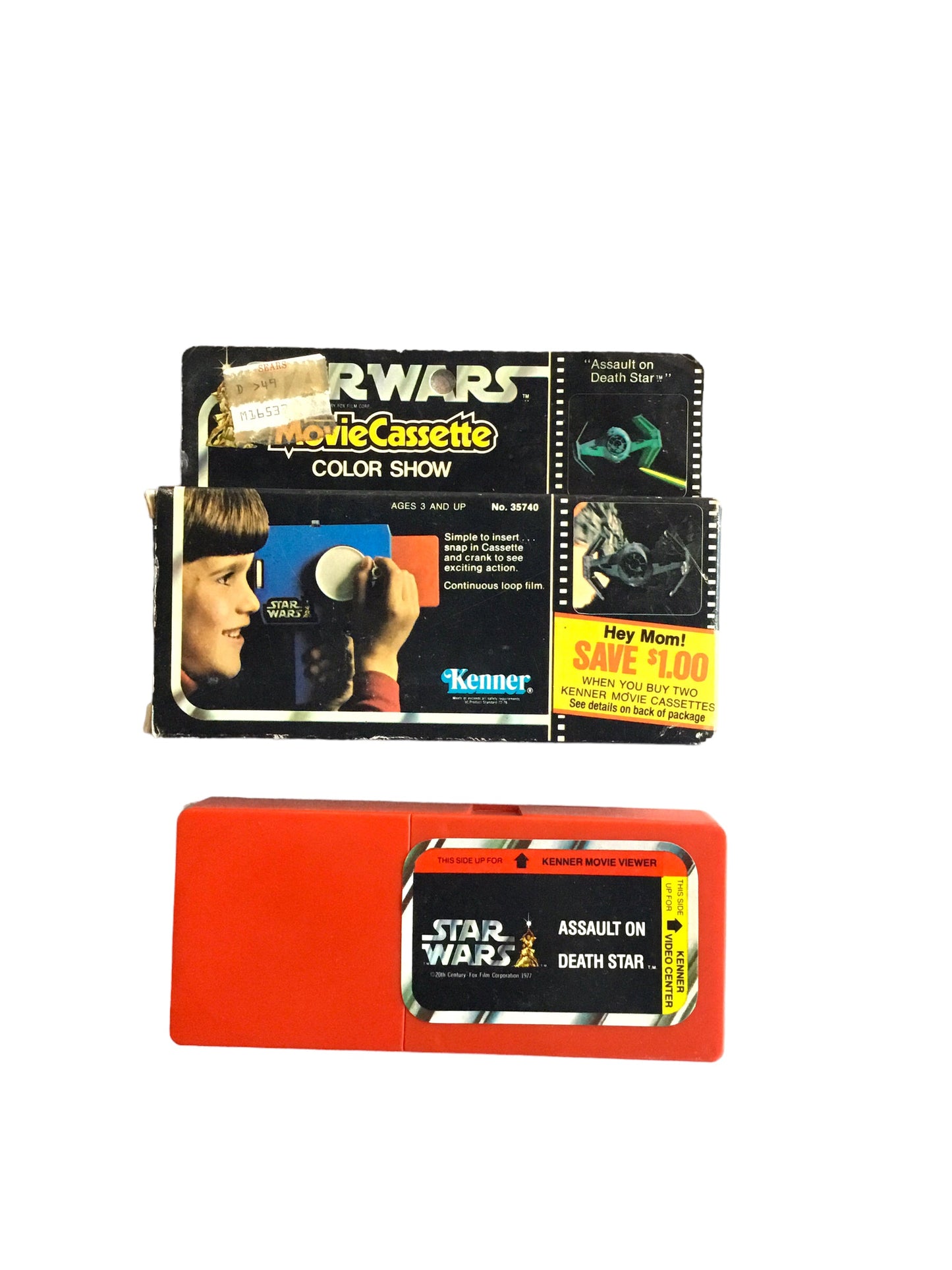 1977 Kenner Star Wars Movie Cassette In Box Assault on Death Star