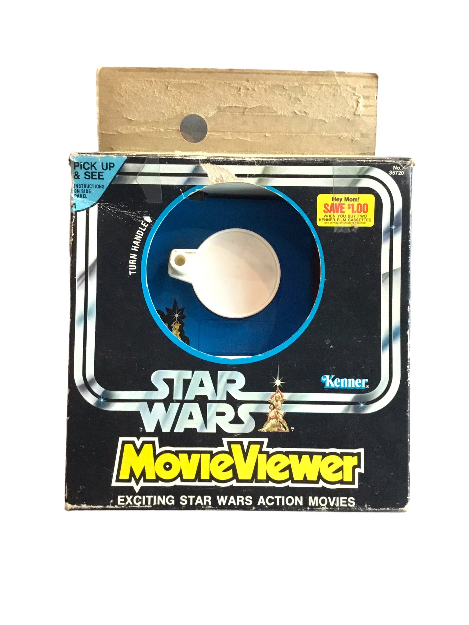 1977 Kenner Star Wars Movie Viewer & Movie Cassette In Box
