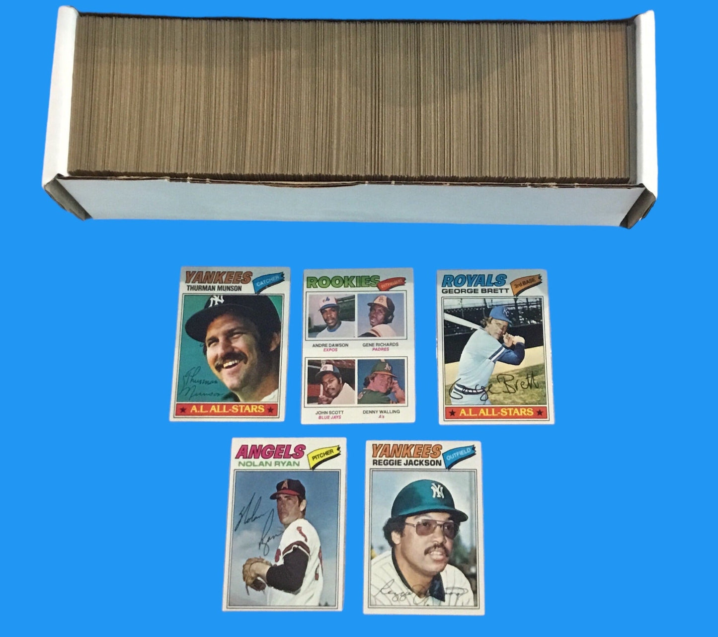 1977 Topps BASEBALL CARD COMPLETE SET of 660 - Nolan Ryan Tom Seaver