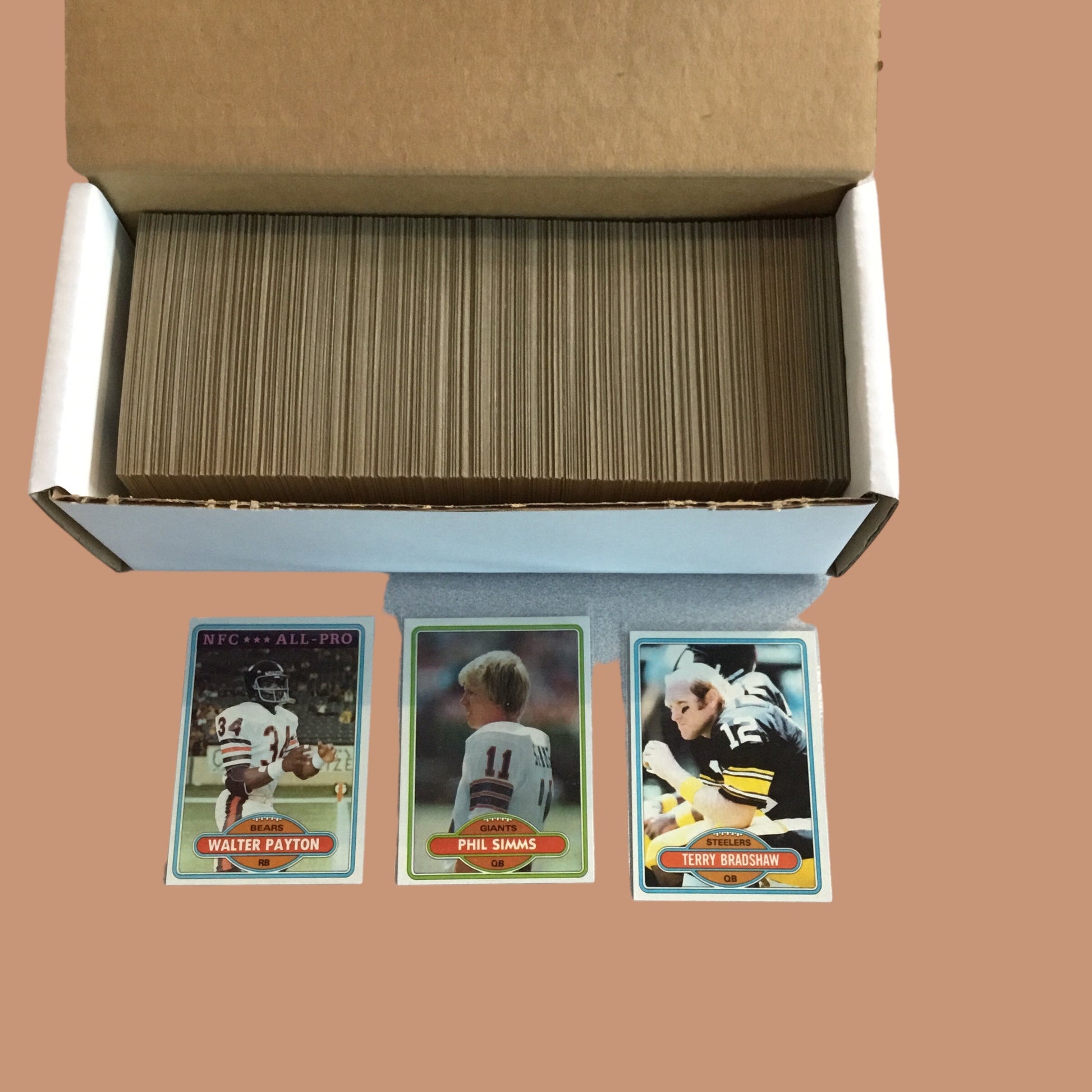 1980 Topps Football Complete Set 528 Cards Phil Simms Rookie