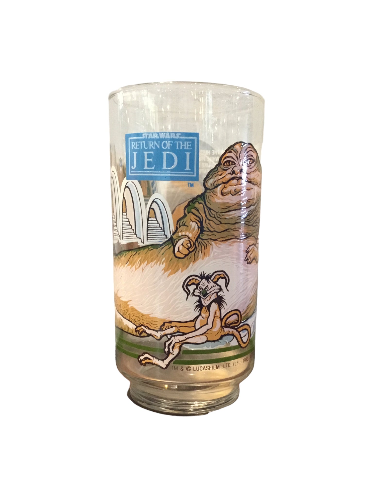 Vintage 1983 Burger King Return Of The Jedi Collectible Drinking Glass set