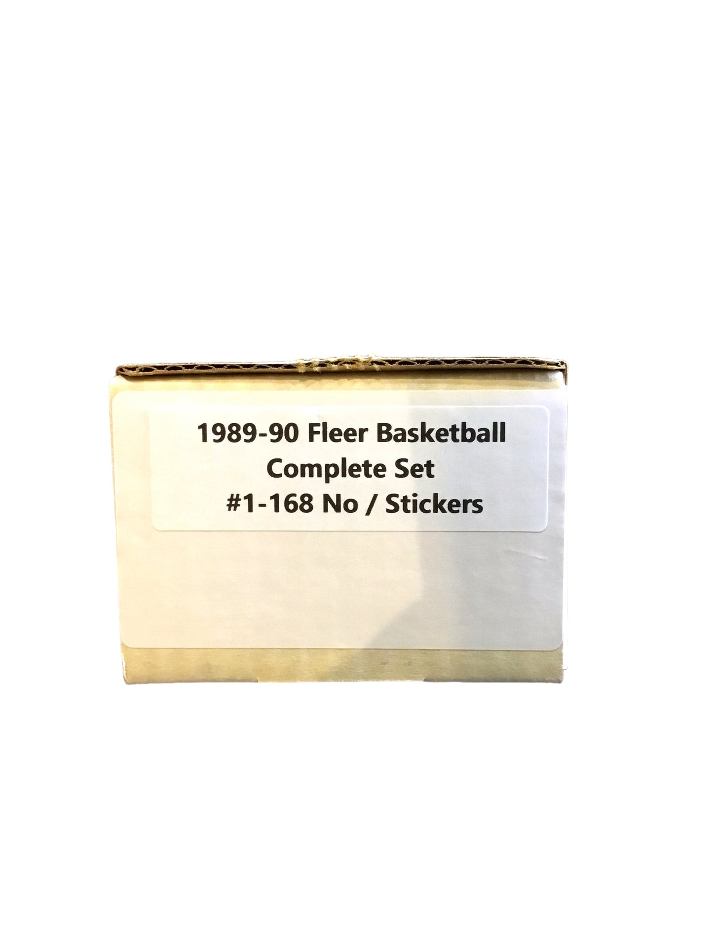 1989- 90 fleer basketball 168 card set No Stickers