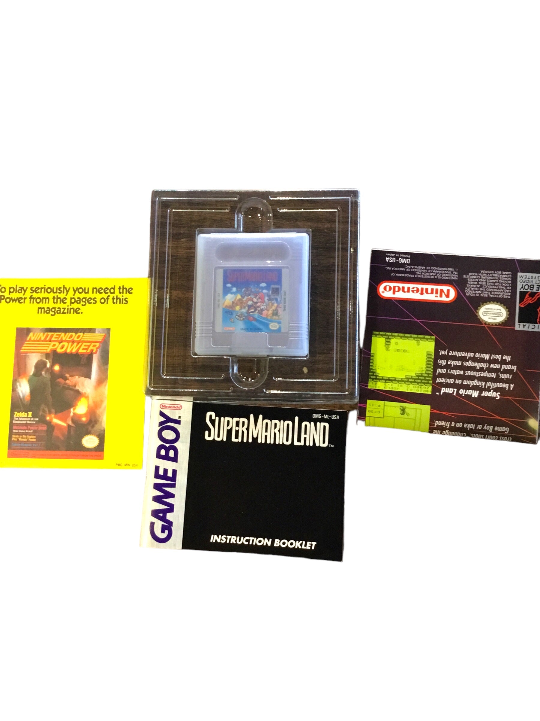 1989 Super Mario Land (Nintendo Game Boy in Original Box