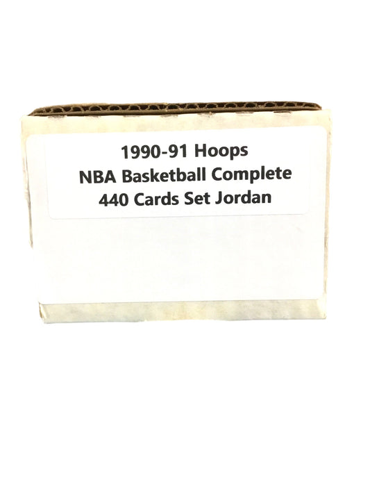 1990-91 Hoops NBA Basketball Complete 440 Cards Set - Jordan