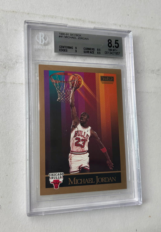 1990-91 Skybox #41 Michael Jordan BGS 8.5 NM-MT+ - 0013421957