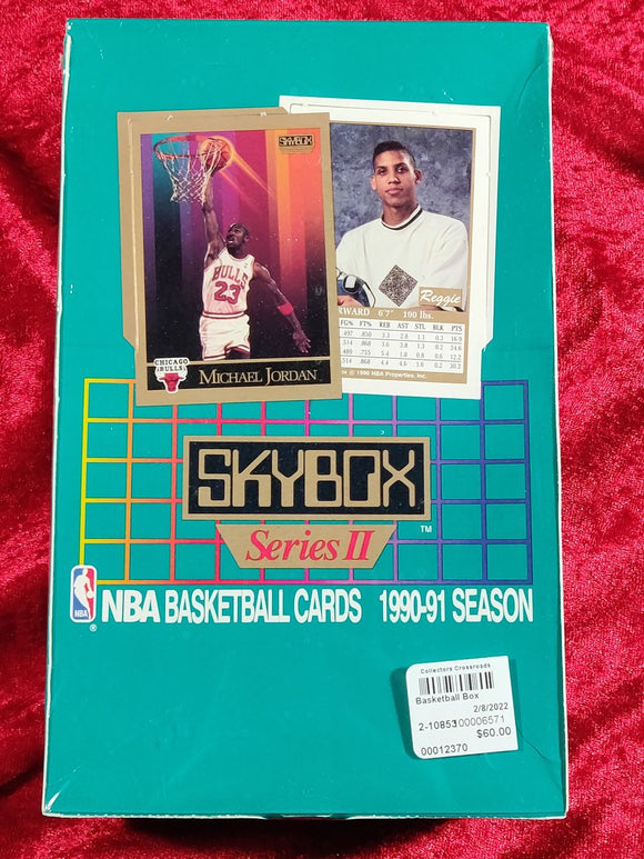 1990-91 Skybox Series II Basketball Box Factory Sealed 36 Packs Jordan Cover
