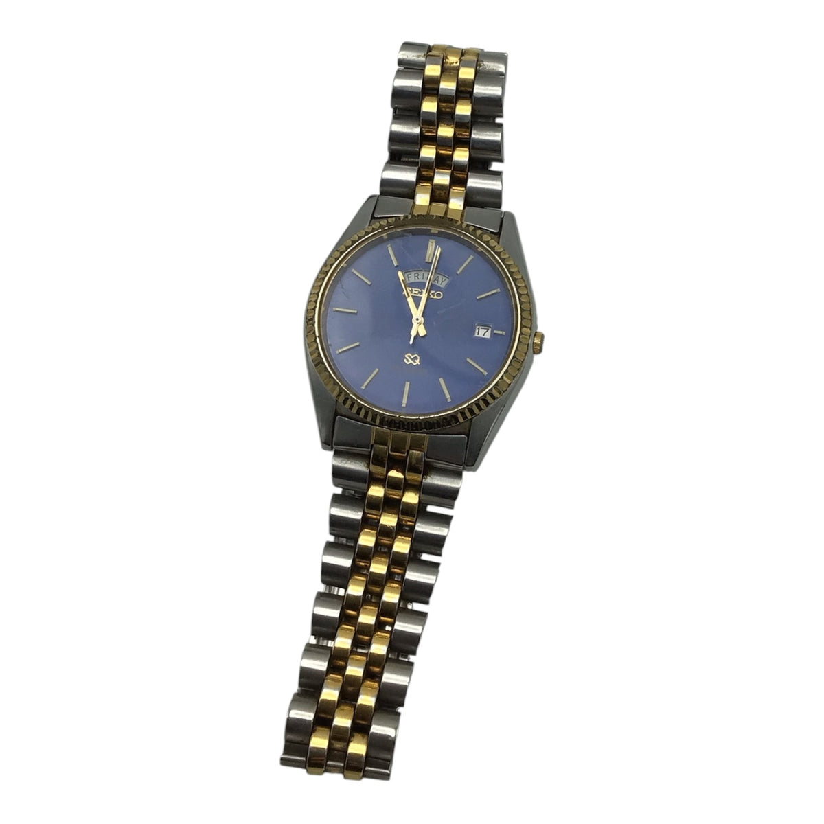 1990 Seiko #5Y23-8A68 Blue Dial Men's Watch