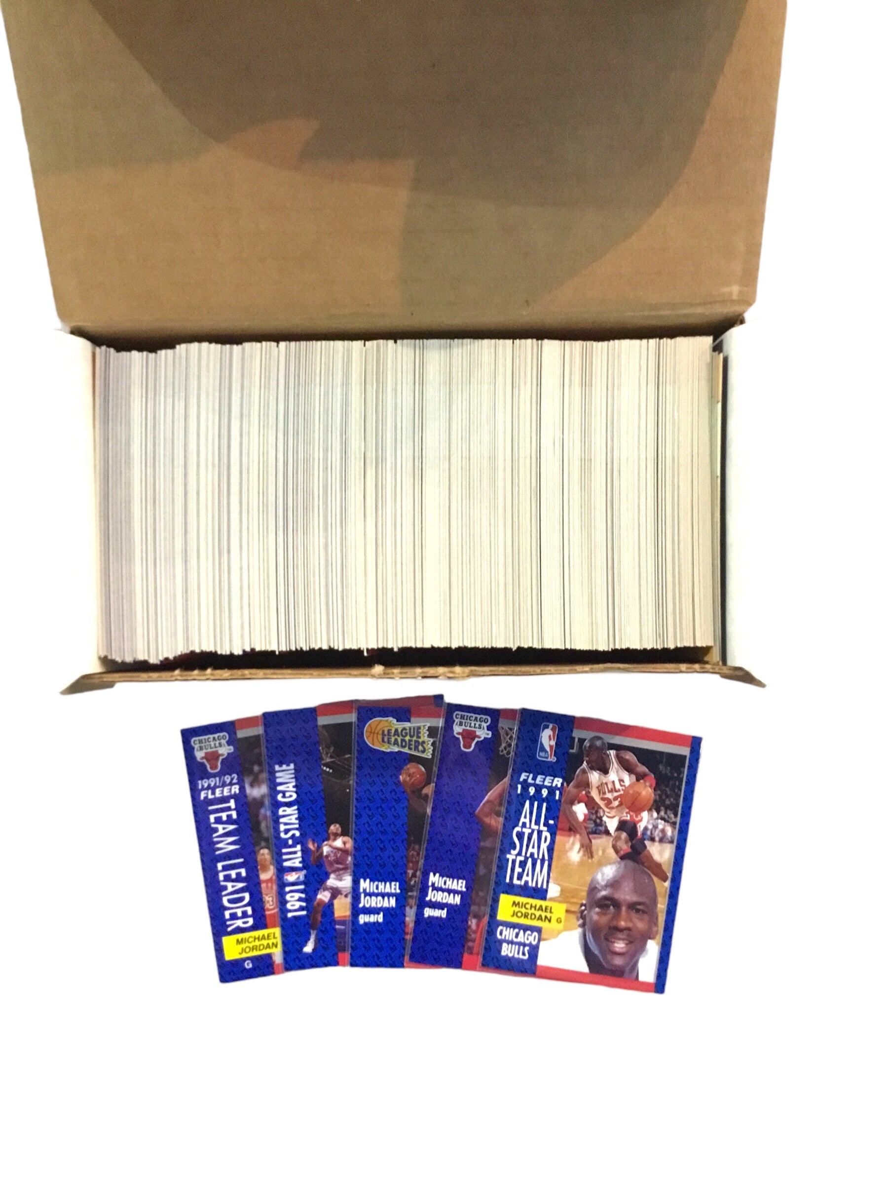 1991-92 FLEER Basketball Complete 400 Card Set w/ 5 MICHAEL JORDAN