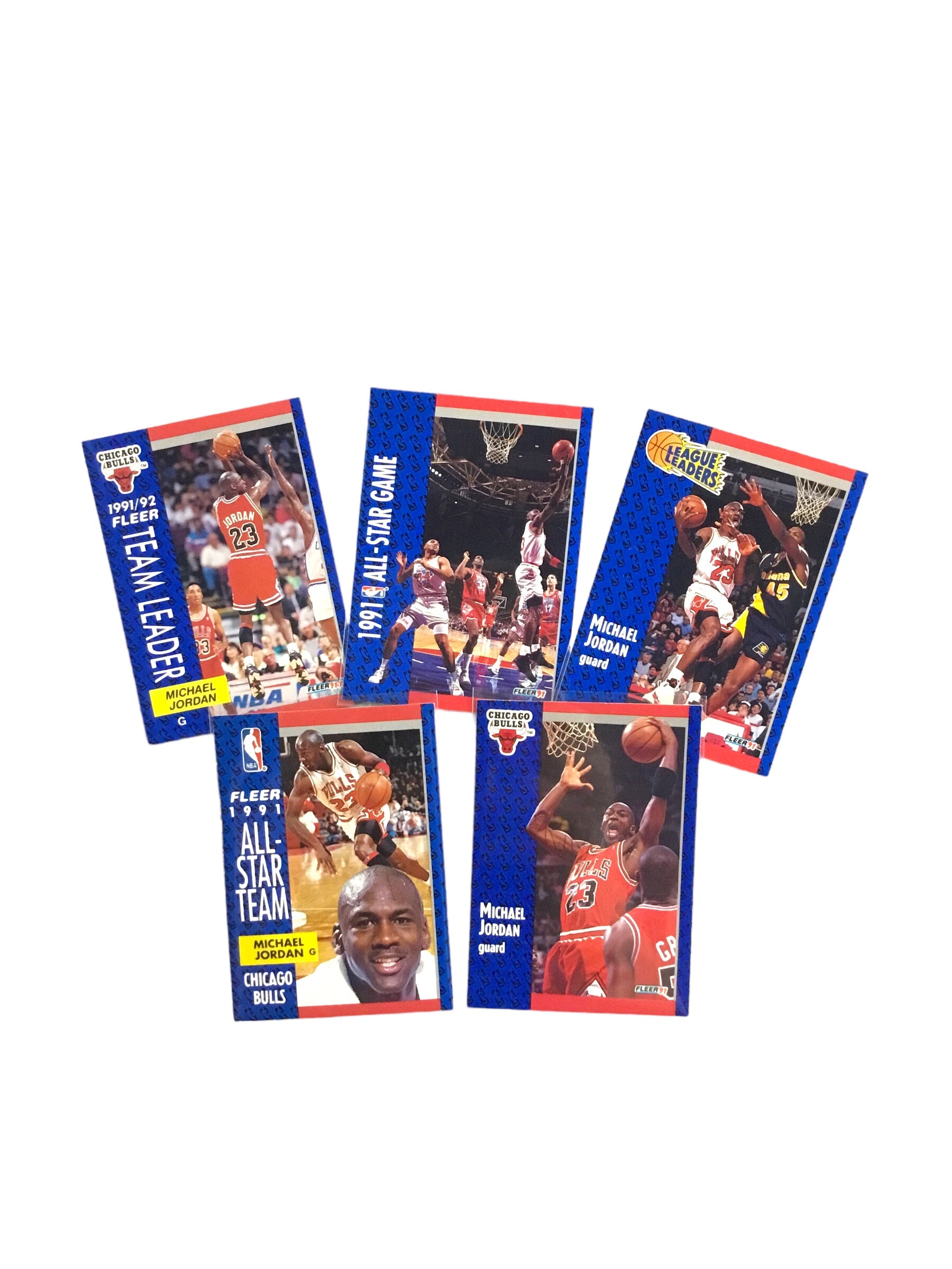 1991-92 FLEER Basketball Complete 400 Card Set w/ 5 MICHAEL JORDAN