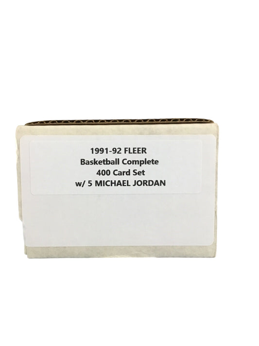 1991-92 FLEER Basketball Complete 400 Card Set w/ 5 MICHAEL JORDAN