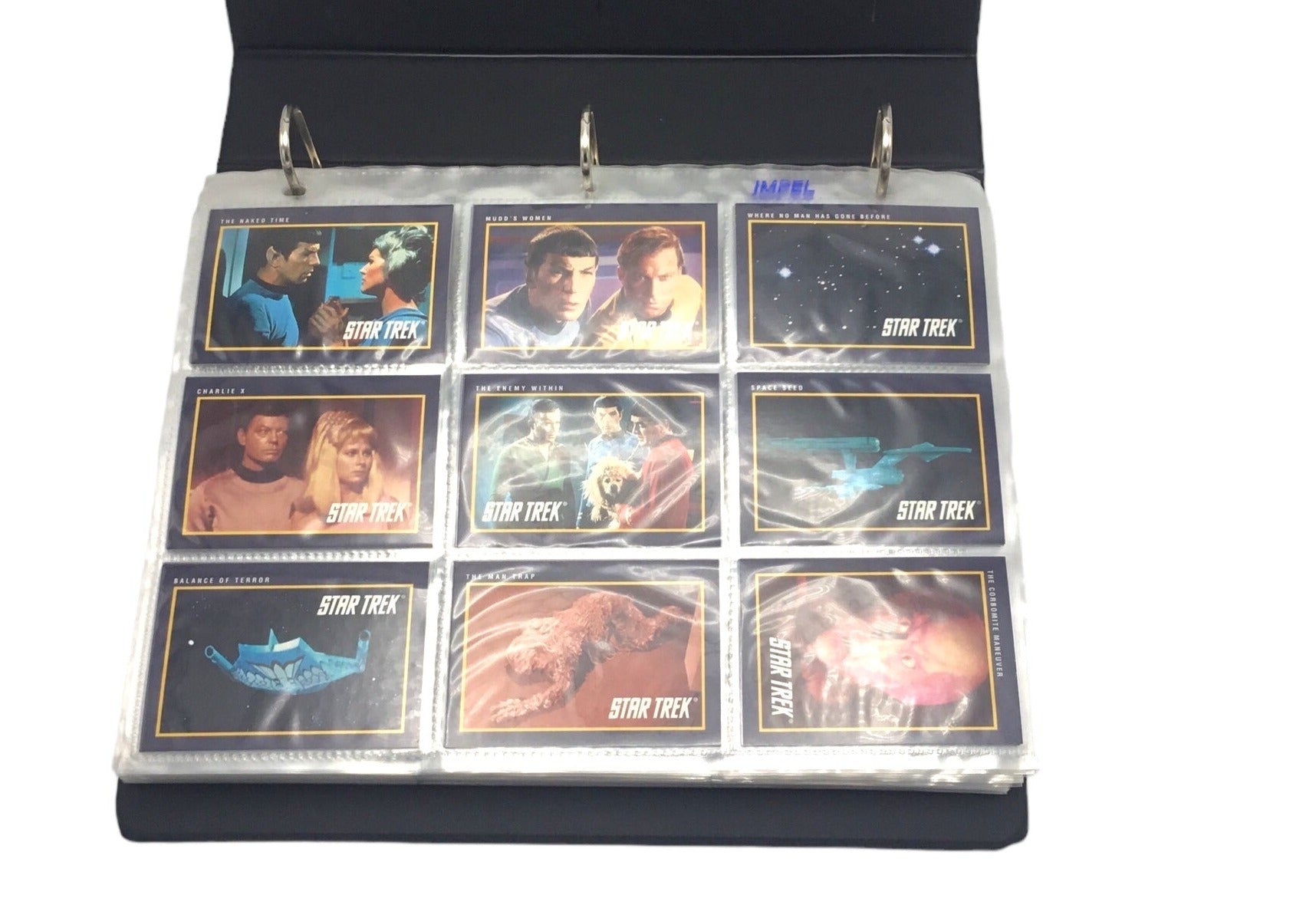 1991 Impel Star Trek 25th Anniversary Trading Card Set In Collector Binder (#1-310) Hologram