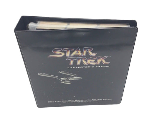 1991 Impel Star Trek 25th Anniversary Trading Card Set In Collector Binder (#1-310) Hologram
