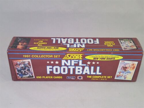 1991 SCORE NFL FOOTBALL COMPLETE FACTORY SEALED SET-690 CARDS/BOX