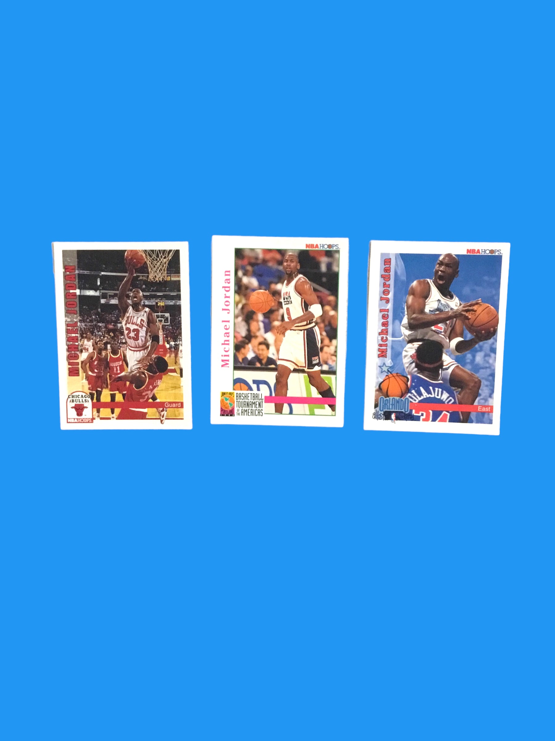 1992-93 NBA Hoops Complete Set Series 1 & 2 (490) Including USA Cards