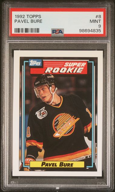 1992 Topps Pavel Bure #8 PSA 9 - 98694835