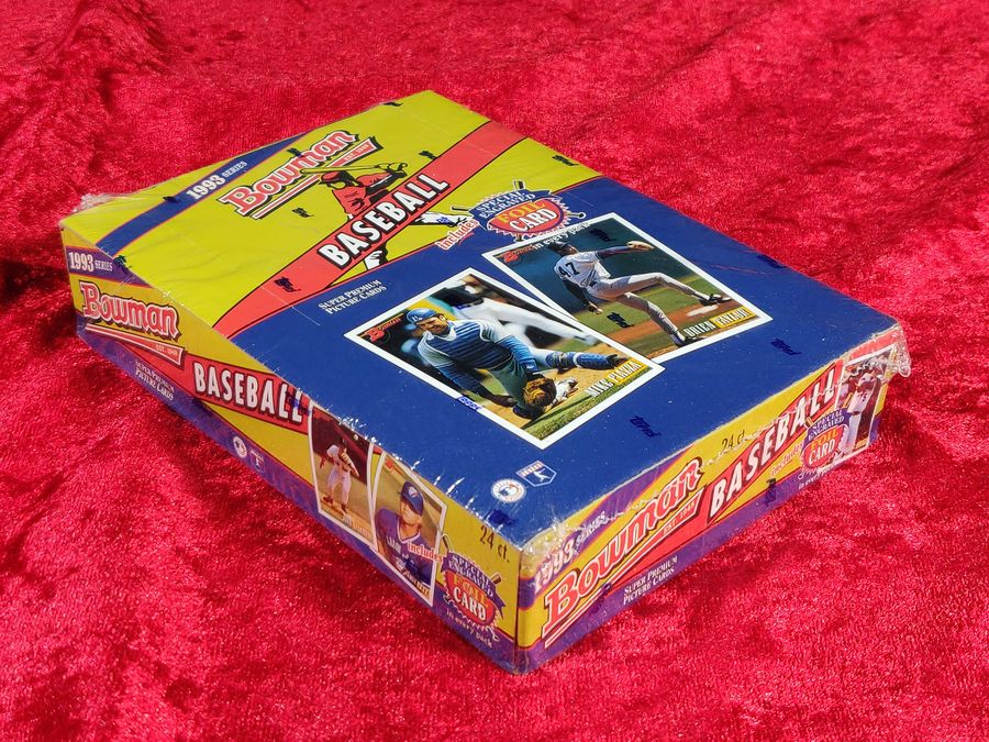 1993 Bowman MLB Baseball Cards Factory Sealed Hobby Box 24 Packs