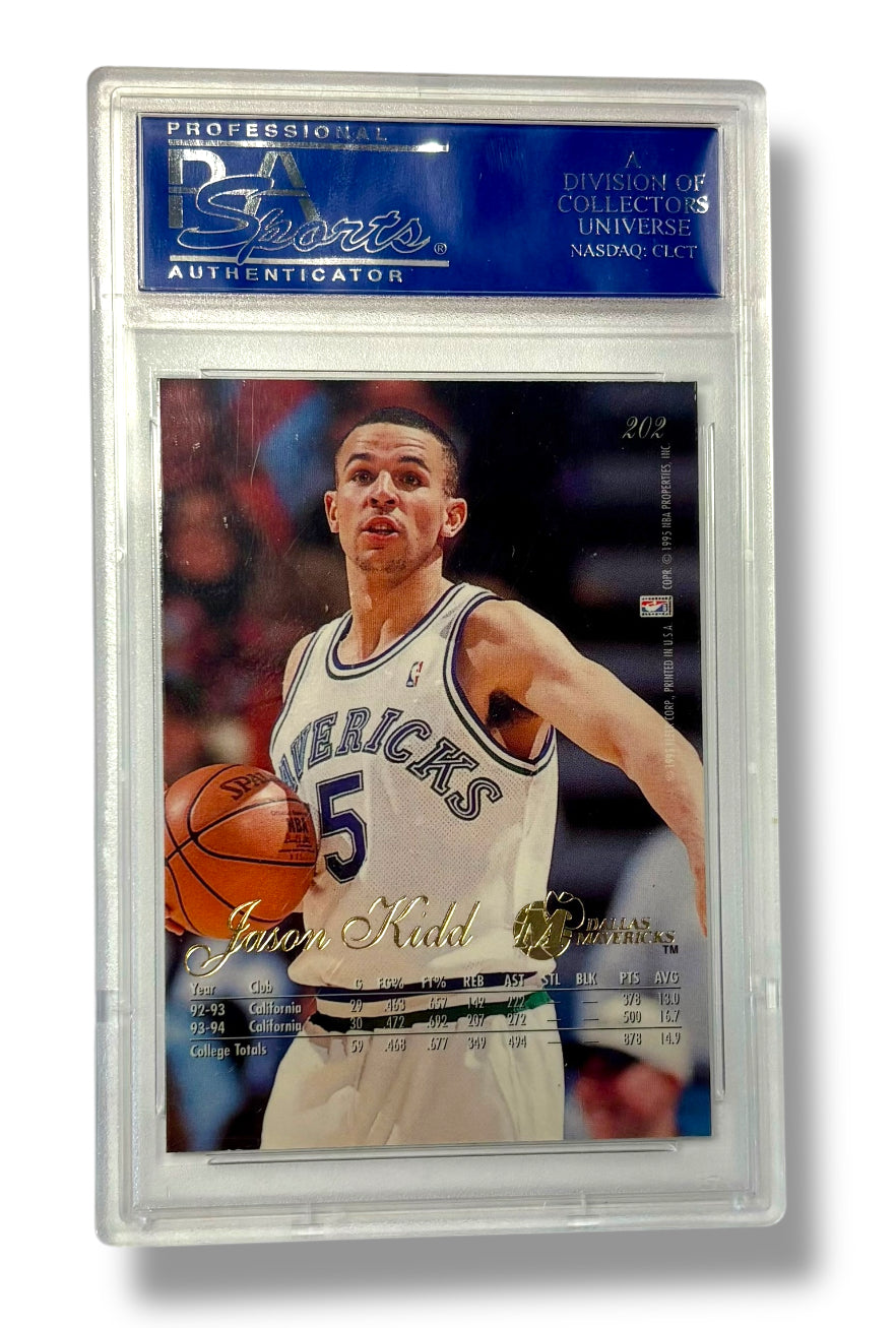 1994 Flair #202 Jason Kidd Rookie RC PSA 9 - 12065148